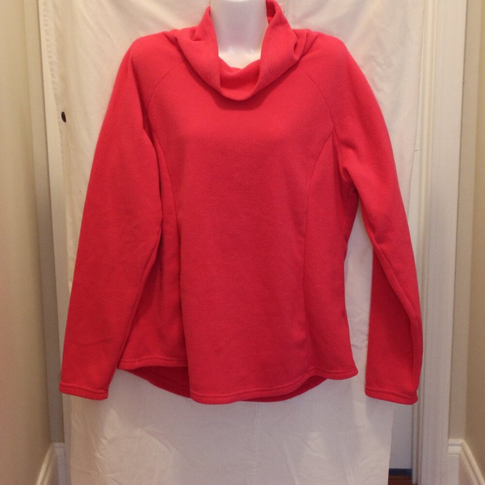 Columbia Sportswear Pin Cowl Neck Long Sleeve Pullover Fleece Size XL